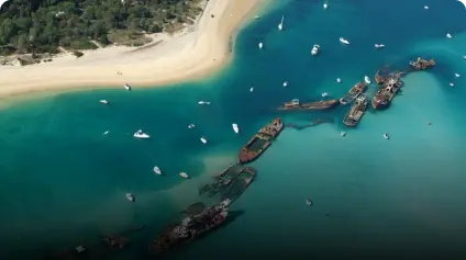 Moreton Island GET WRECKED